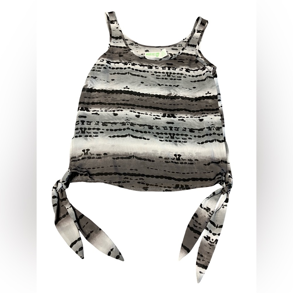 Dream Out Loud By Selena Gomez Pullover Sleeveless Women Top Black Gray Size XS